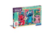 Palapelit - Clementoni Jigsaw Puzzle Super Color Maxi Disney Stitch 24 pcs. Lattia - 24029