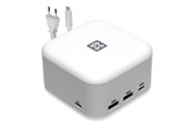 USB hub - XtremeMac XWH-XCP-03 laptop dock/port replicator USB hub - 6 satamat - USB 3.0 - Valkoinen - XWH-XCP-03