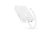 Powerbank - Baseus Magnetic Mini 10000mAh 20W MagSafe (White) Powerbank - Valkoinen - 10000 mAh - P1002210B223-00