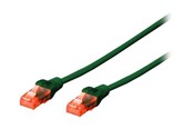 Verkkokaapelit - DIGITUS Professional patch cable - 5 m - green - Vihreä - 5m - DK-1617-050/G