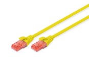 Verkkokaapelit - DIGITUS CAT 6 U-UTP Patch Cord - 3m - Keltainen - 3m - DK-1617-030/Y