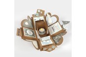 Askartelu- ja taidetarvikkeet - Creativ Company Explosion box - Brown (25380) - 25380