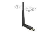 Verkkokortit (verkkosovittimet, tulostuspalvelimet jne.) - DeLOCK USB 2.0 Dual Band WLAN ac/a/b/g/n Stick - 12462