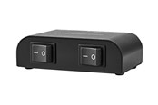 Kytkimet - Nedis ASWI2602BK - audio switch - 2 ports - ASWI2602BK