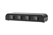 Kytkimet - Nedis 4-Way Speaker Control Box - audio switch - 4 ports - ASWI2604BK