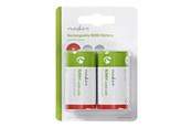 Akut ja Paristot - Nedis BANM40HR202B battery - 2 x D - NiMH - BANM40HR202B