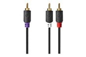 Audiokaapelit - Nedis subwoofer cable - 3 m - CABW24000AT30
