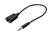 Audiokaapelit - Nedis audio splitter - 20 cm - CAGB22100BK02