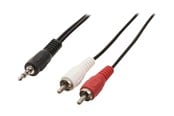 Audiokaapelit - Nedis audio cable - 2 m - CAGB22200BK20