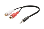 Audiokaapelit - Nedis audio cable - 20 cm - CAGB22250BK02