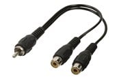 Audiokaapelit - Nedis subwoofer cable - 20 cm - CAGB24010BK02