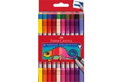 Kirjoitus- ja piirustustarvikkeet - Faber-Castell Double fibre-tip pen set 20x - 151119