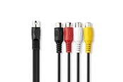 Audiokaapelit - Nedis CAGL20450BK02 audio cable - CAGL20450BK02