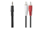 Audiokaapelit - Nedis audio cable - 1.5 m - CAGL22200BK15
