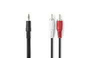 Audiokaapelit - Nedis CAGL22200BK150 audio cable - CAGL22200BK150