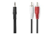 Audiokaapelit - Nedis CAGL22200BK30 audio cable - CAGL22200BK30