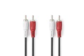 Audiokaapelit - Nedis CAGL24200BK20 audio cable - CAGL24200BK20