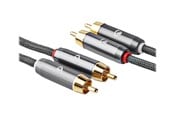 Audiokaapelit - Nedis audio cable - 2 m - CATB24200GY20