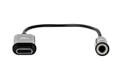 USB kaapelit - Nedis USB-C to headphone jack adapter - audio / USB - 15 cm - CCBW65950BK015