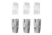 Verkkokaapelit - Nedis network connector - grey - Harmaa - CCBW89360GY