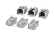 Verkkokaapelit - Nedis network connector - grey - Harmaa - CCBW89370GY