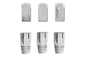 Verkkokaapelit - Nedis network connector - grey - Harmaa - CCBW89380GY