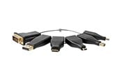 Näyttökaapeli - Nedis video / audio adapter kit - DisplayPort / HDMI / DVI / USB - CCGB34999BK