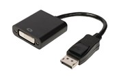 Näyttökaapeli - Nedis - video adapter - DVI-D to DisplayPort - 20 cm - CCGB37250BK02