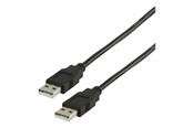 USB kaapelit - Nedis - USB cable - USB to USB - 2 m - CCGB60000BK20