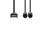 USB kaapelit - Nedis CCGB60830BK03 PS/2 cable - CCGB60830BK03