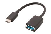 USB kaapelit - Nedis - USB-C adapter - USB Type A to 24 pin USB-C - 15 cm - CCGB61710BK02