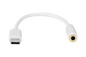USB kaapelit - Nedis USB-C to headphone jack adapter - audio / USB - 10 cm - CCGB65950WT01