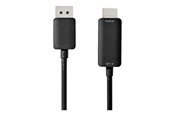 Näyttökaapeli - Nedis adapter cable - DisplayPort / HDMI - 2 m - CCGP37104BK20