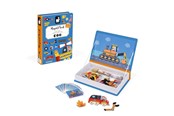 Luovat leikit - Janod - Magneti'Book - Racers - 50 magnets - LKJ2715