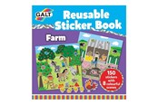 Luovat leikit - Galt Reusable Sticker Book - Farm - 55-1005104