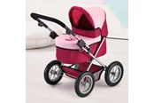 Nuket, pehmolelut ja oheistarvikkeet - Bayer Design Doll's Pram Trendy - Red/Pink - 13014AA