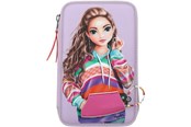 Lisätarvikkeet kouluun - Topmodel Triple Pencil Case with Smart Phone Appliqué JOY - 0412842
