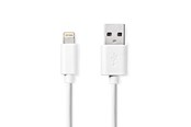 USB kaapelit - Nedis CCGL39300WT10 lightning cable - CCGL39300WT10