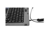 Näppäimistöt - Gamber-Johnson LLC Gamber Johnson Rugged Lite - keyboard - with touchpad - QWERTY - US - Näppäimistö - Englanti (US) - Harmaa - 7160-1449-00