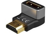 Näyttökaapeli - Pro plus - HDMI - Angled Adapter 270° Vertical - Black - 4040849720116