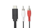 Audiokaapelit - Nedis CCGL64240BK10 audio cable - CCGL64240BK10