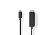 Näyttökaapeli - Nedis CCGL64655BK20 video cable adapter - CCGL64655BK20