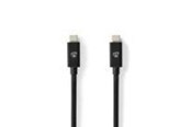USB kaapelit - Nedis USB Cable | USB 4.0 Gen 3x2 | USB-C™ Male | USB-C™ Male - CCGL66040BK10