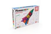 Rakennussarjat - PicassoTiles Rakettiboosteri Magneettiset Laatat setti 32 osaa - PT32
