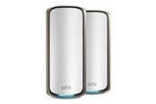 Reitittimet  - Netgear Orbi 970 Series RBE972S - Wi-Fi system - Wi-Fi 7 - desktop - Mesh router 802.11a/b/g/n/ac/ax/be (Wi-Fi 7) - RBE972S-100EUS