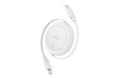 USB kaapelit - Baseus Free2Pull Mini USB-C to USB-C 60W 1 (white) - P10364500211-01