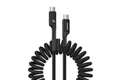 USB kaapelit - Baseus Fast Charging Cable USB-C to USB-C Fish-Eye - 100watt - 1m coilled - Black - P10320203111-00