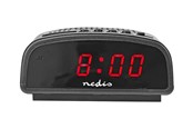 Sisustus - Nedis - alarm clock - electronic - desktop - black - CLDK008BK