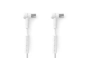 Antennikaapelit/-liittimet - Nedis CSGB40120WT15 coaxial cable - CSGB40120WT15