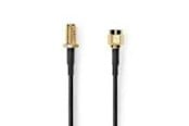 Antennikaapelit/-liittimet - Nedis SMA Cable | SMA Male | SMA Female | Gold Plated - CSGL02010BK20
